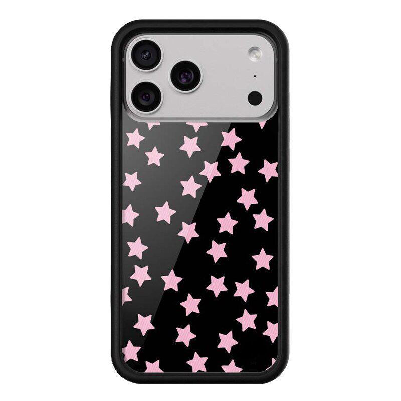 WF手机壳可爱星星适用苹果17promax手机壳iPhone16/15/14/13/12Pro防摔保护套红/白底波点幸运四叶草冰雪小猫