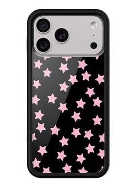 WF手机壳可爱星星适用苹果17promax手机壳iPhone16/15/14/13/12Pro防摔保护套红/白底波点幸运四叶草冰雪小猫