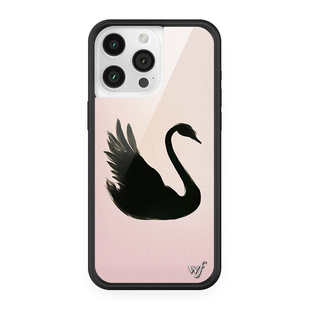 欧美f黑天鹅Black Swan适用iPhone16ProMax苹果15WF手机壳14Plus个性艺术13创意防摔12保护套少女时尚17