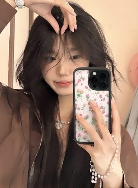 wf手机壳粉色玫瑰Pink Posie Rosie适用苹果iPhone16/15/14/Pro/Max/Plus春日野花田园欧美防摔保护套17