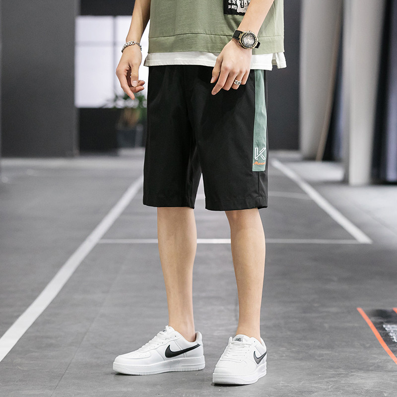 男士短裤夏季韩版潮流跑步运动休闲裤宽松百搭直筒中裤简约五分裤在类目 男装, 休闲裤中 - 来自Buy2taobao.com提供专业的淘宝代购服务