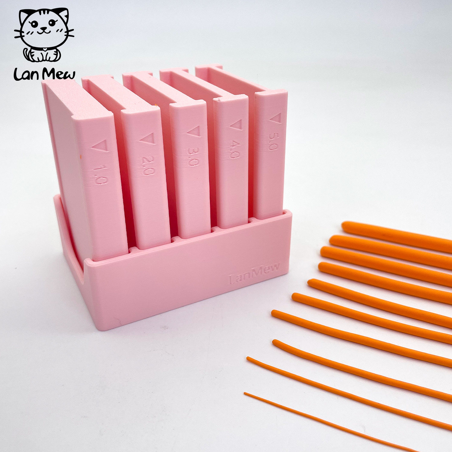 LanMew |搓条工具树脂黏土软陶超轻土鱼食辅助搓条工具直径1-5mm