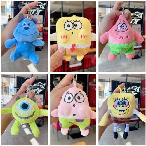 卡通毛绒海绵海星怪兽宝宝