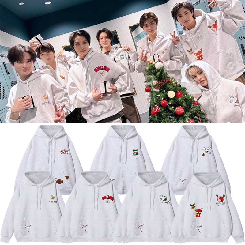 NCTDREAM圣诞手绘同款卫衣服