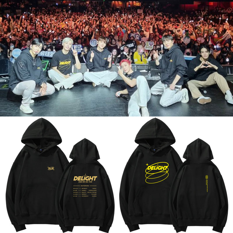 SF9世巡演唱会DELIGHT周边金路云姜澯熙同款卫衣打歌服秋冬季上衣