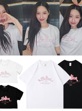 李宣美SUMMI BalloonInLove周边同款短袖T体恤印花打歌衣服打底衫