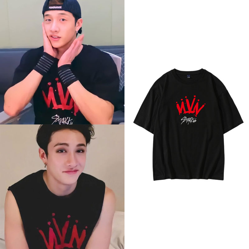 straykids演唱会短袖印花