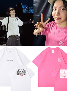 郑号锡jhope世巡演唱会HopeOnTheStage日本站周边衣服同款短袖T恤