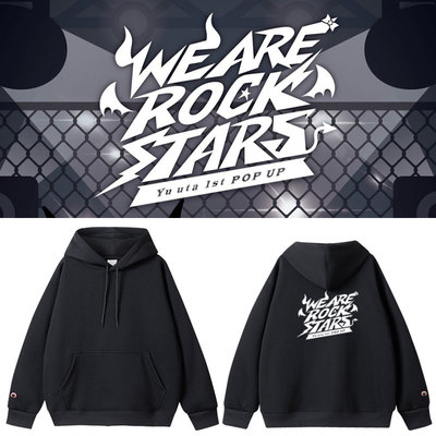 NCT127中本悠太YUTA快闪WeAreRockStarts周边饭制同款卫衣服帽衫