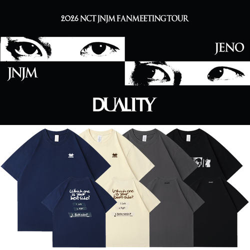 NCT JNJM2026FM演唱会DUALITY周边同款短袖T恤小领口纯棉印花衣服