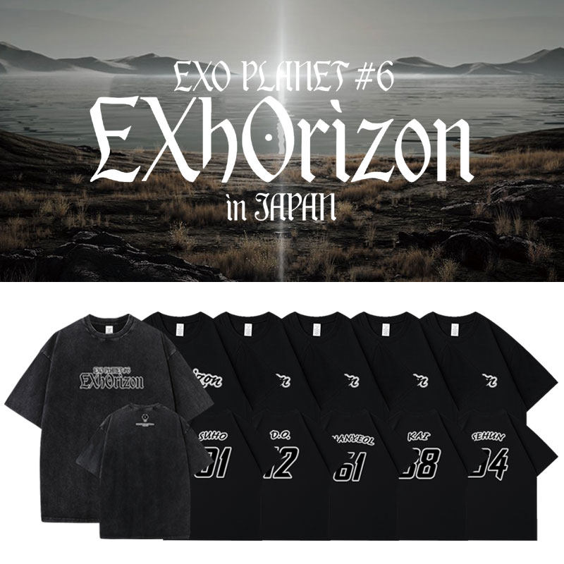 EXO 2026 PLANET6EXhOrizon六巡演唱会日本场周边同款短袖T恤纯棉