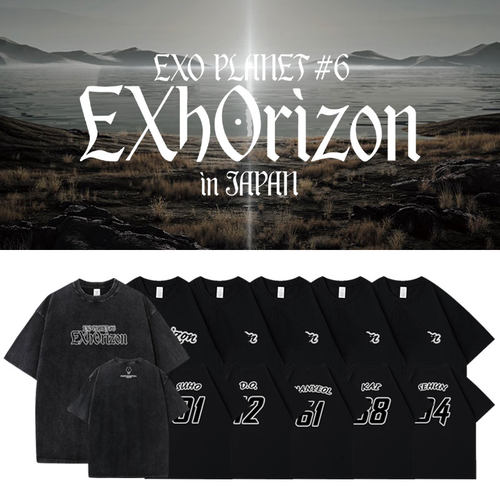 EXO 2026 PLANET6EXhOrizon六巡演唱会日本场周边同款短袖T恤纯棉