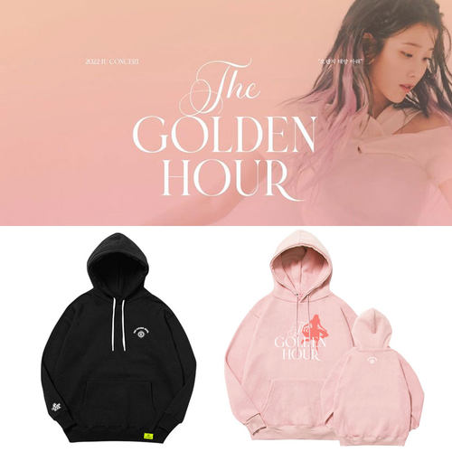 IU李知恩The Golden Hour演唱会周边同款卫衣服宽松加绒薄打歌服