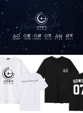 GFRIEND演唱会应援周边衣服同款短袖T恤男女装纯棉宽松上衣男女装