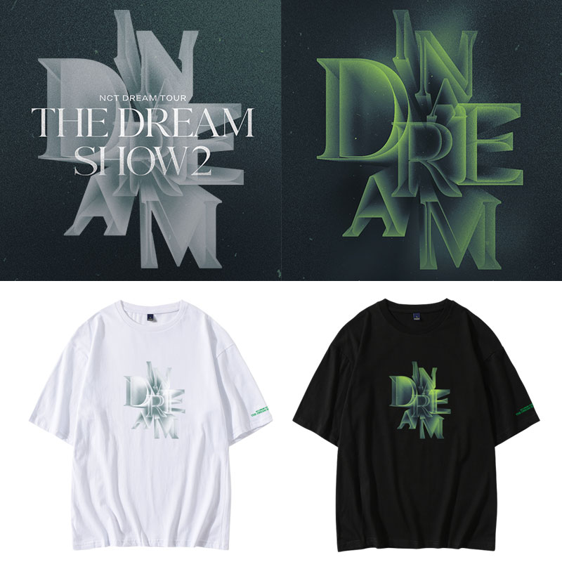 NctDream演唱会THE DREAM SHOW2周边同款短袖T恤印花夏打歌衣服