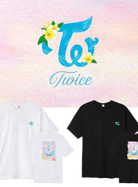 twice平井桃林娜琏俞定延周子瑜演唱会周边衣服同款短袖T恤打歌服
