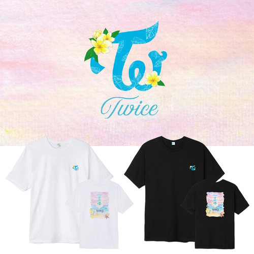 twice演唱衣服同款短袖t恤印花