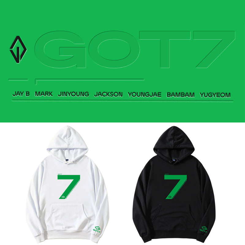 GOT7回归专周边王嘉尔段宜恩林在范崔荣宰同款卫衣打歌服连帽衫