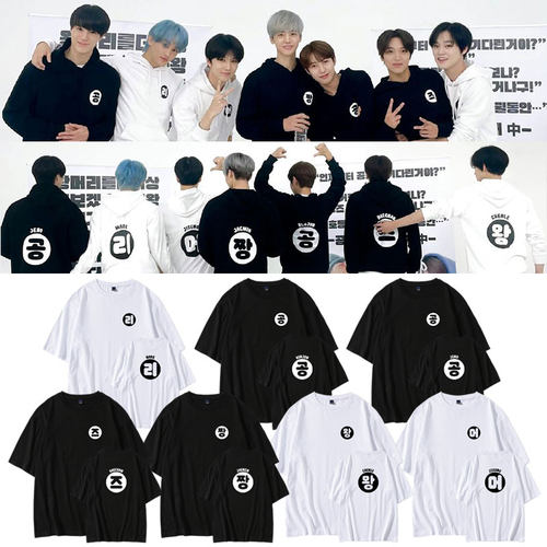 NCT DREAM节目李马克帝努楷灿罗渽民钟辰乐朴志晟同款衣服短袖T恤