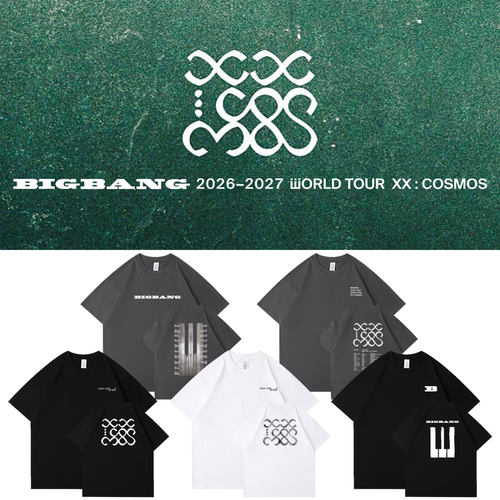 2026-2027BIGBANG20周年纪念巡回演唱会周边自制同款短袖T恤纯棉