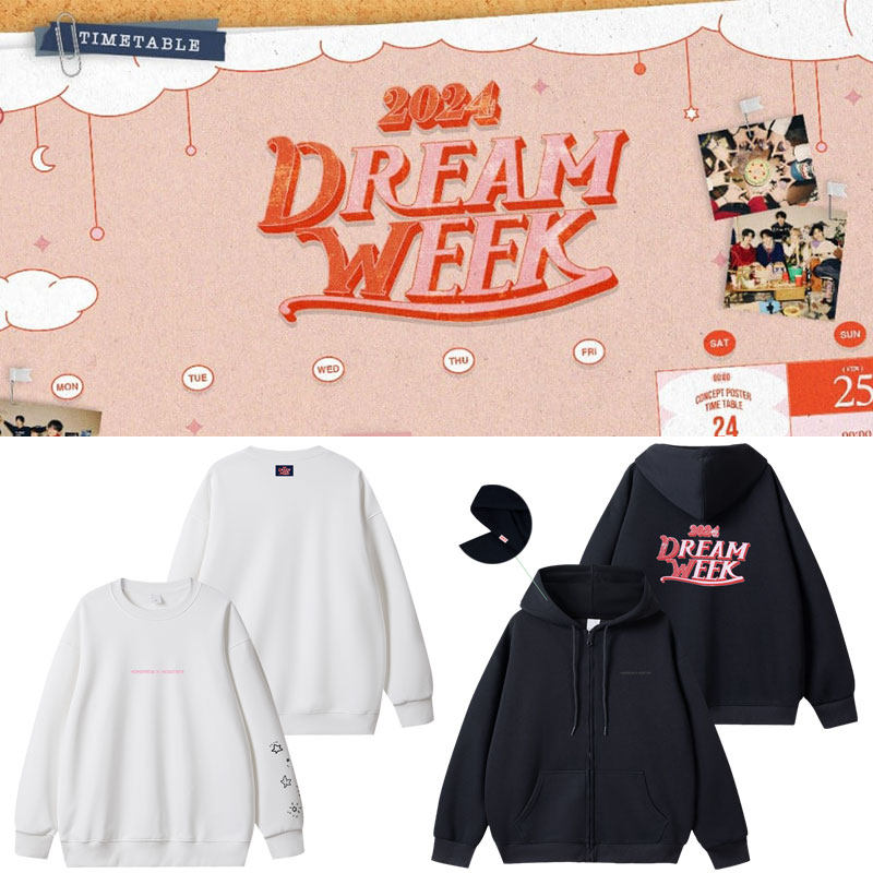TXT五周年DREAM WEEK演唱会周边同款卫衣服套头拉链连帽开衫上衣