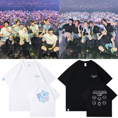 BOYNEXTDOOR2024FM演唱会周边同款短袖T恤衣服季夏印花男女打底衫