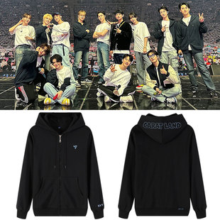 SEVENTEEN2023FM演唱会洪知秀全圆佑徐明浩同款开衫拉链卫衣服