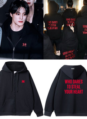 NCT小分队NCT JNJM周边李帝努罗渽民同款卫衣服拉链连帽开衫男女