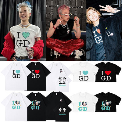 GD权志龙演唱会衣服同款短袖T恤