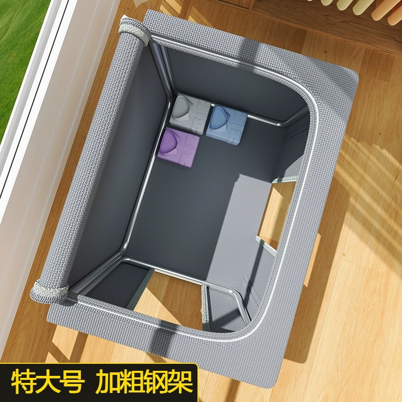 特大号衣服百纳箱折叠布艺箱子牛津布储物箱收纳箱家用衣物整理盒