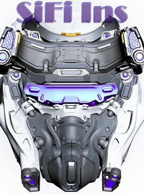 科幻机械头盔参考图机甲资料素材CGsifiins次世代游戏影视模型图