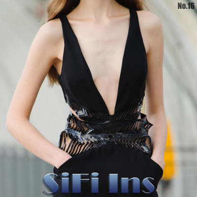 科幻服装图片未来女性人物设计参考3d打印时装赛博朋克sifiins16