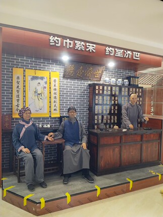 场景图还原一比一人物蜡像支持来图定制仿真商场景区摆放