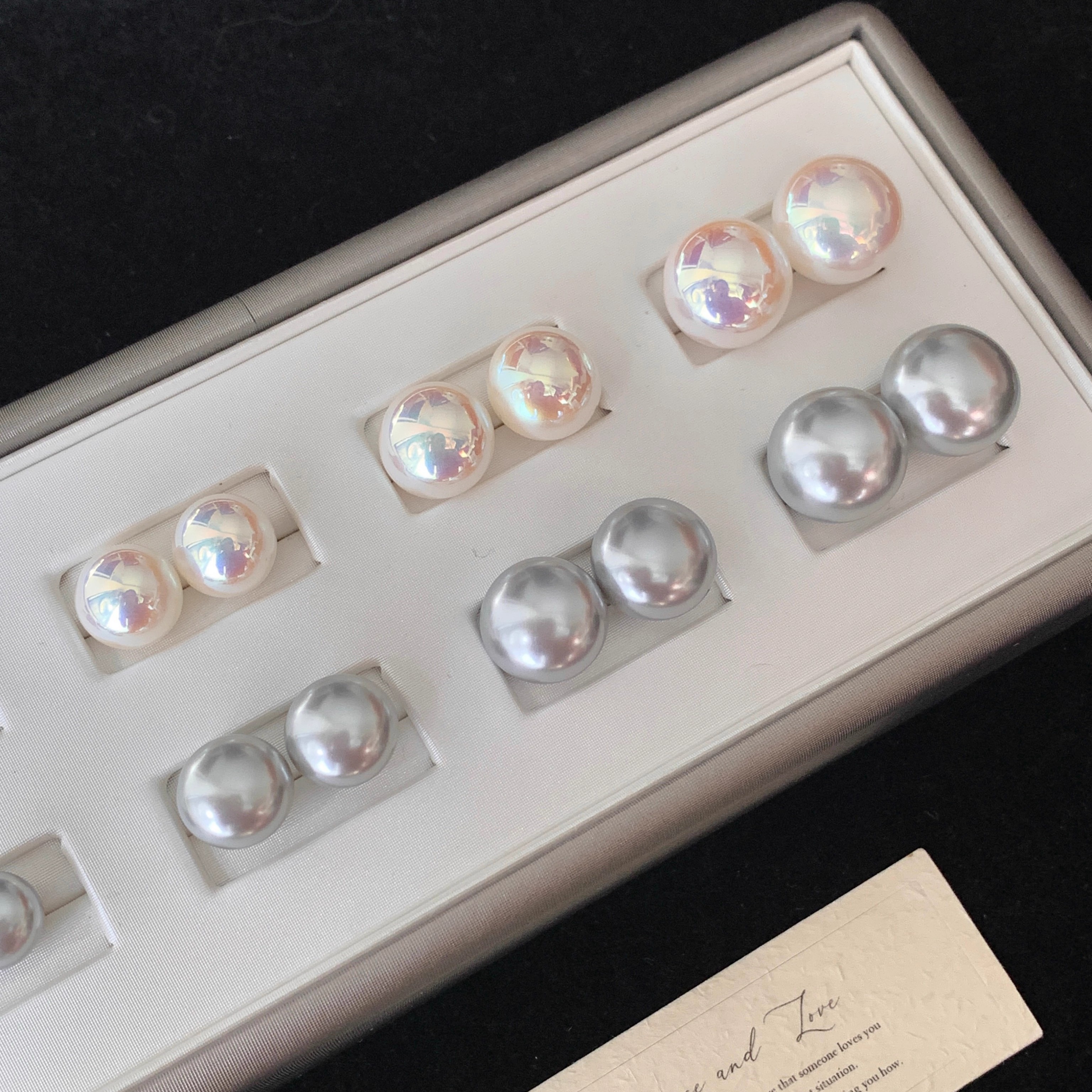 不挑人！经典小灯泡馒头珍珠耳钉