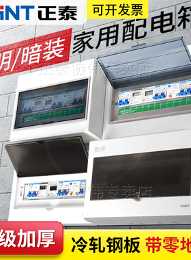 正泰明装配电箱家用暗装强电箱电闸漏电保护器空气开关盒小型PZ30