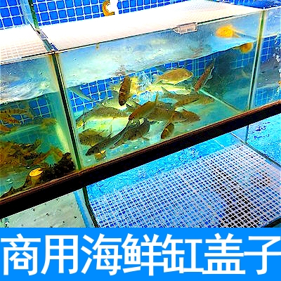 商用玻璃缸鱼缸盖海鲜缸池专用盖子盖板挡板鱼池生鲜水产饭店酒店