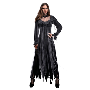 万圣节角色扮演cosplay服装女鬼新娘僵尸恐怖成人女巫连衣裙