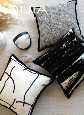 柒柒家法式小香风抱枕高级感客厅沙发轻奢靠枕酒店靠垫抱枕套腰枕