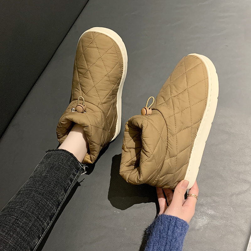 男士棉拖鞋全包加绒保暖家用冬天室内防滑羽绒棉鞋女包跟外穿厚底