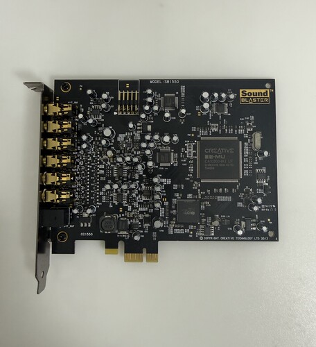 创新a5  sb1550A 7.1内置声卡电脑台式机5.1 独立PCI-E声卡