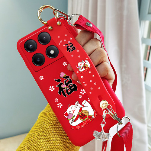 适用适用OPPOA72手机壳斜挎背带A72腕带支架a53外壳PDYM20挂绳PDYT20软壳学生新款男女手腕吊坠软