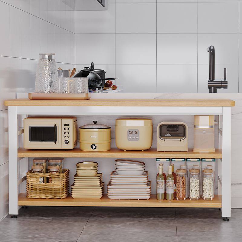 厨房置物架延长台面切菜工作台落地多层收纳架微波炉多功能货架淘,厨房/烹饪用具,厨房置物架/置物柜/角架,淘宝优惠券,粉丝福利购,淘宝优惠卷