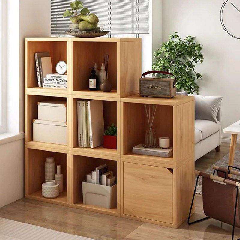 柜子储物柜客厅隔断收纳柜自由组合柜带柜门沙发旁置物架落地书架