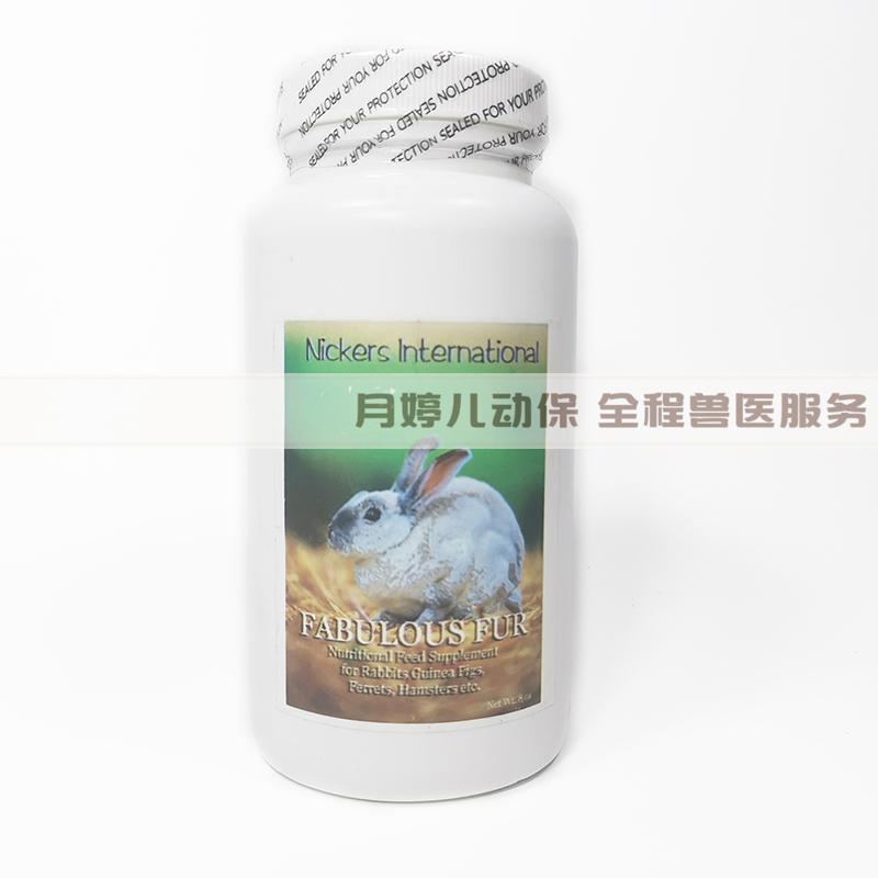 爆毛粉皮肤病兔子龙猫松鼠花枝