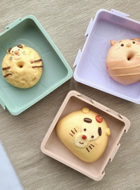 台湾进口2angels拼图餐盘硅胶辅食宝宝餐具外出吃饭碗早餐麦片碗