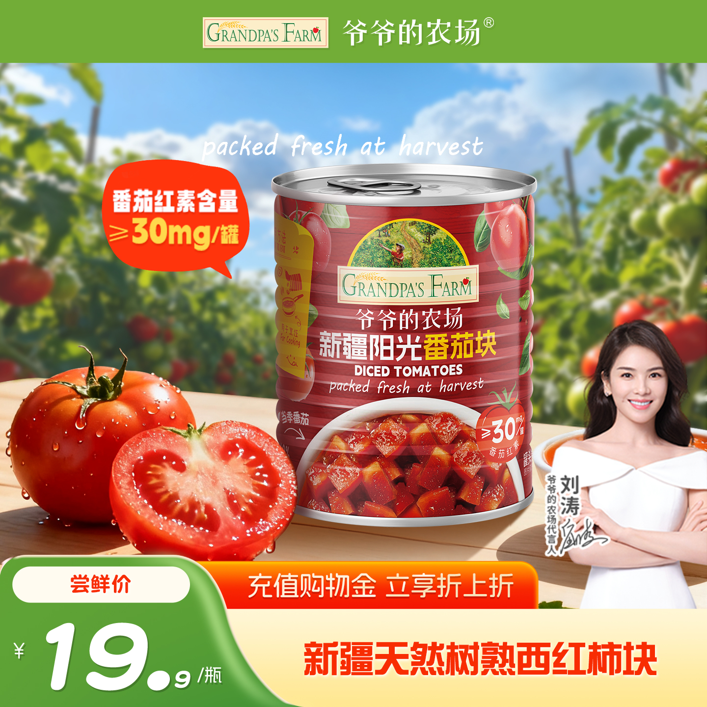 爷爷的农场新疆番茄块