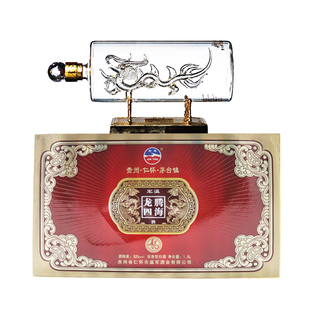 52度贵州浓香型白酒1500ml 龙酒生肖酒 白酒礼盒装3斤 粮食酒送礼