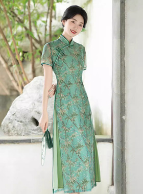 chinese traditional dress cheongsam women qipao旗袍plus size