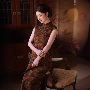 chinese traditional dress cheongsam女旗袍vintage women qipao