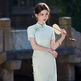 chinese traditional dress cheongsam women chipao qipao旗袍女